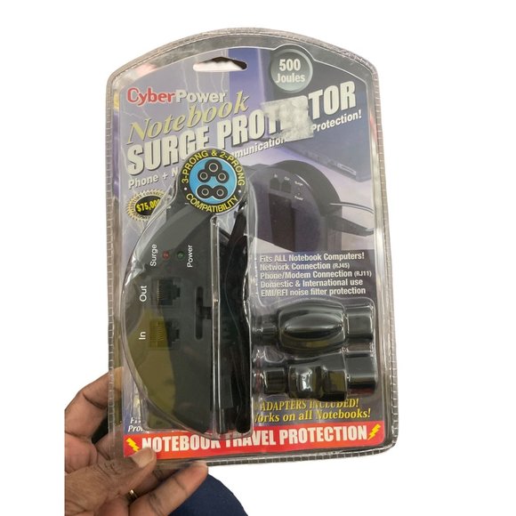 New Cyber Notebook Surge Protector - Picture 1 of 3